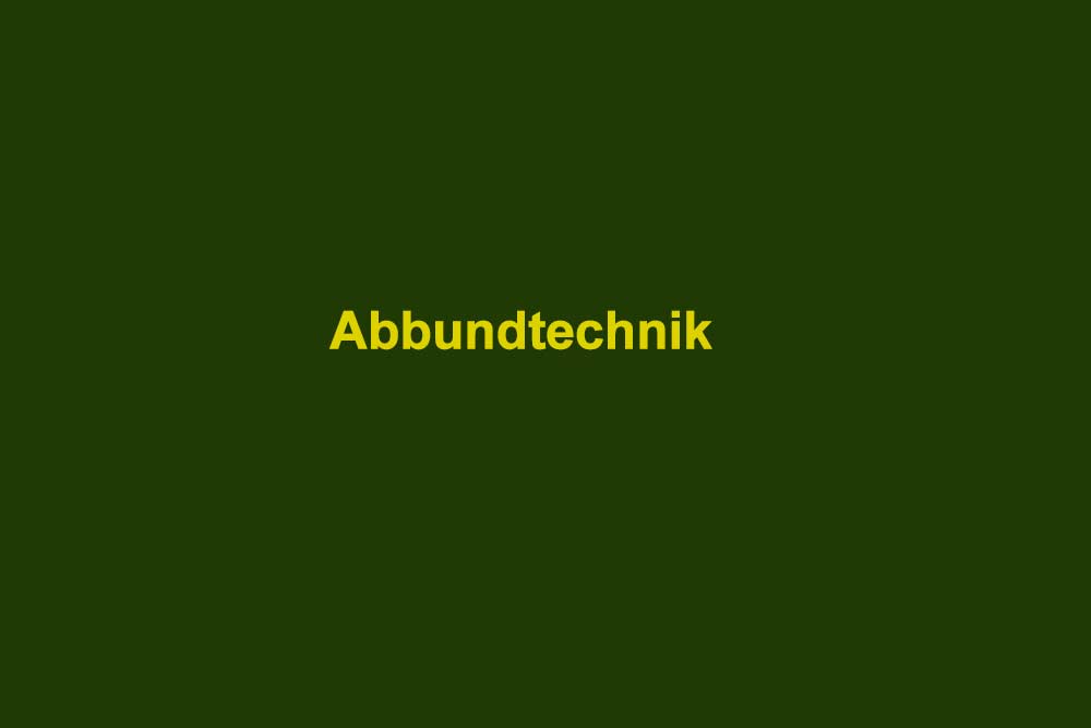 Abbundtechnik